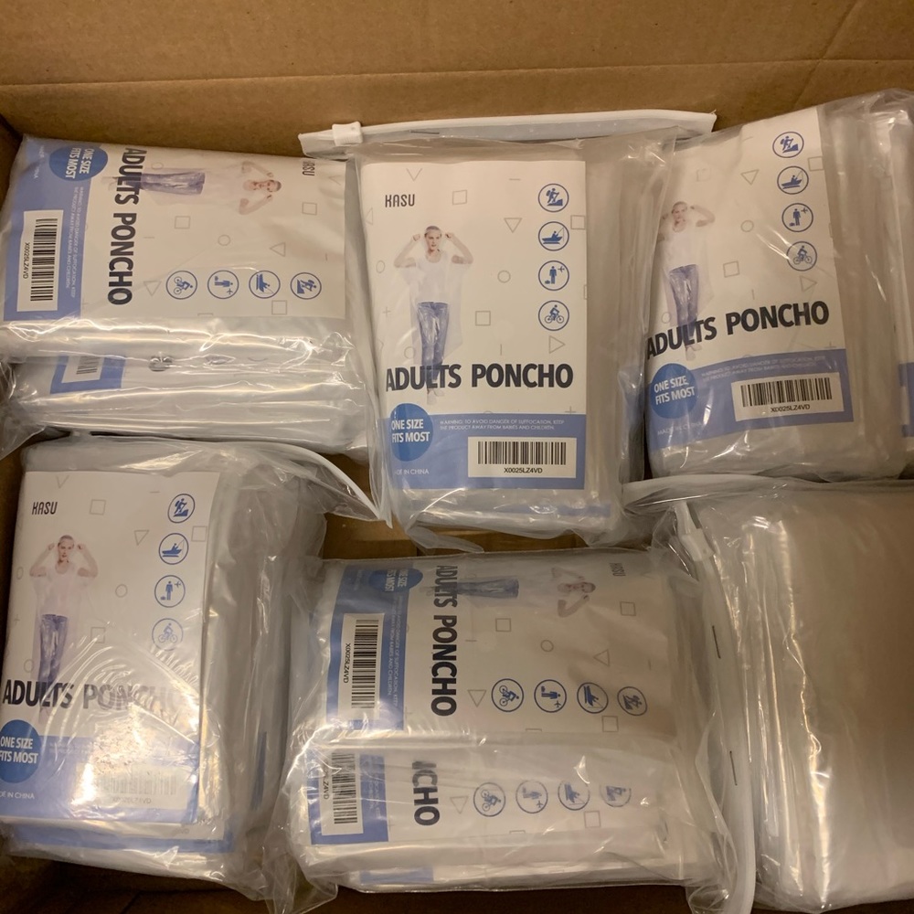 BRAND NEW: adult ponchos